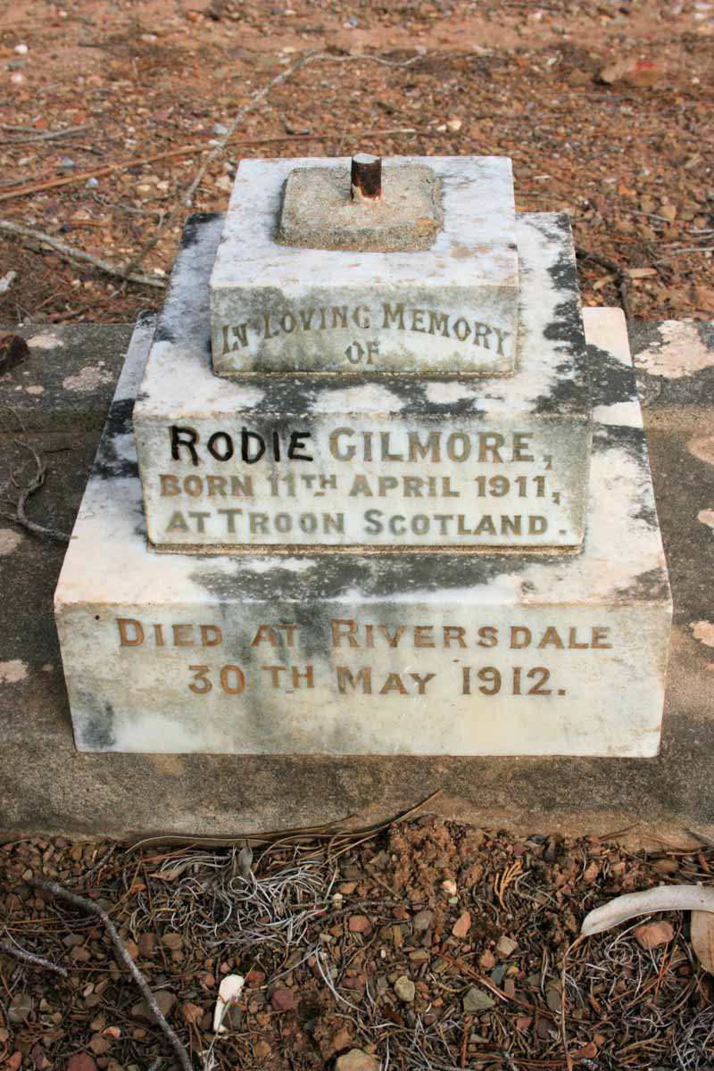 GILMORE Rodie 1911-1912