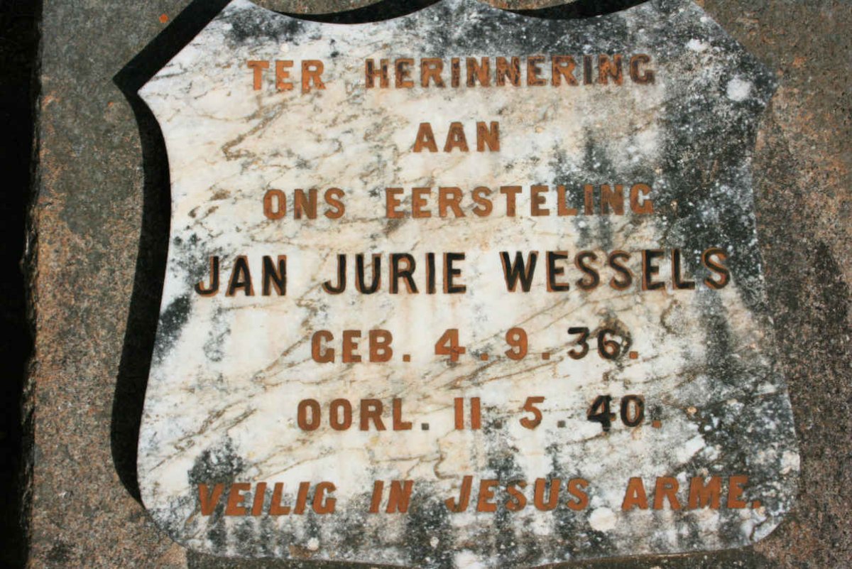 WESSELS Jan Jurie 1936-1940