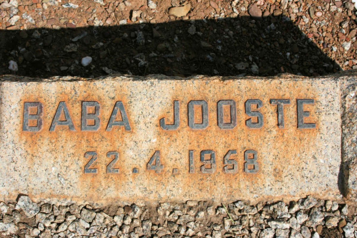 JOOSTE baba -1958
