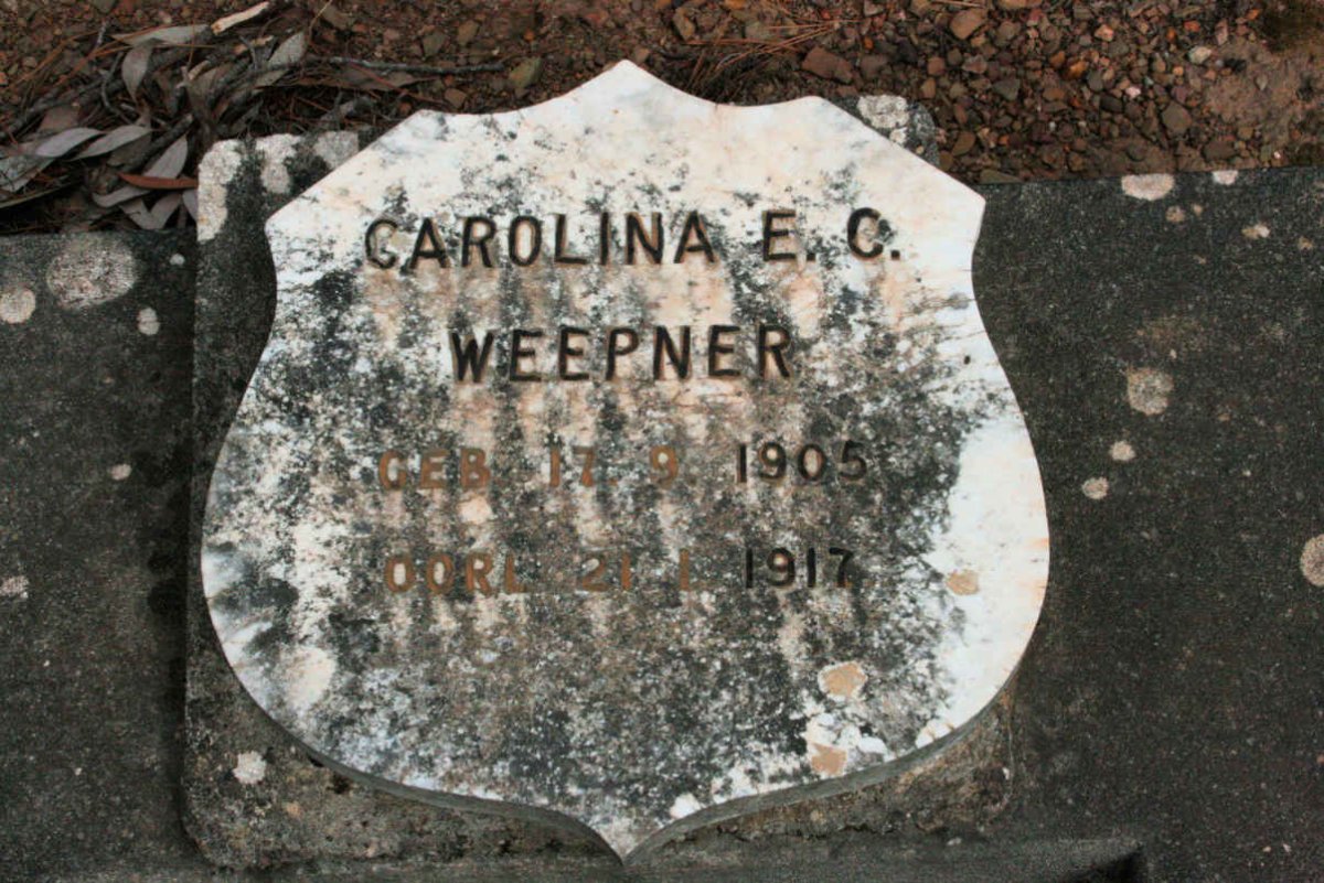 WEEPNER Carolina E.C. 1905-1917