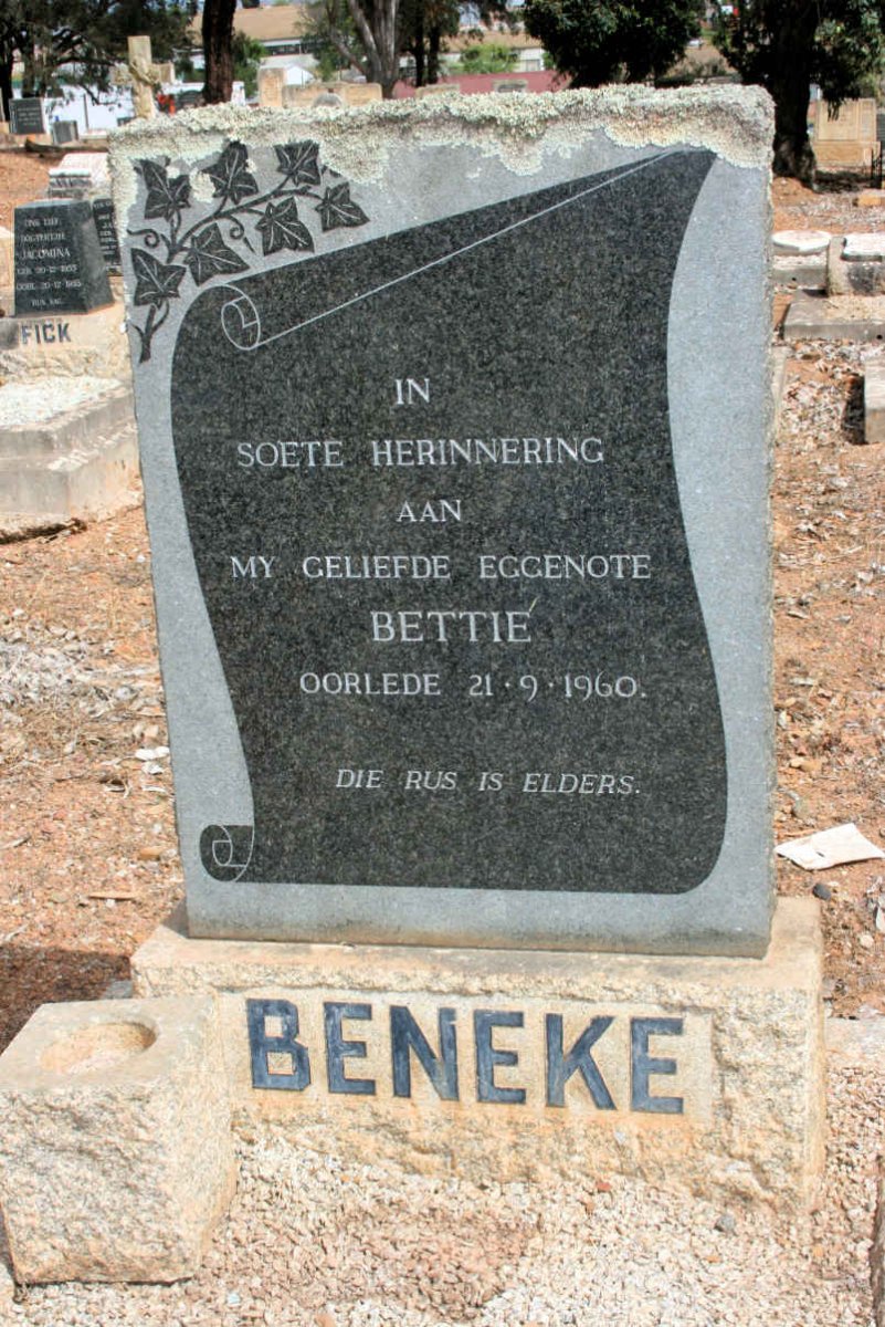 BENEKE Bettie -1960