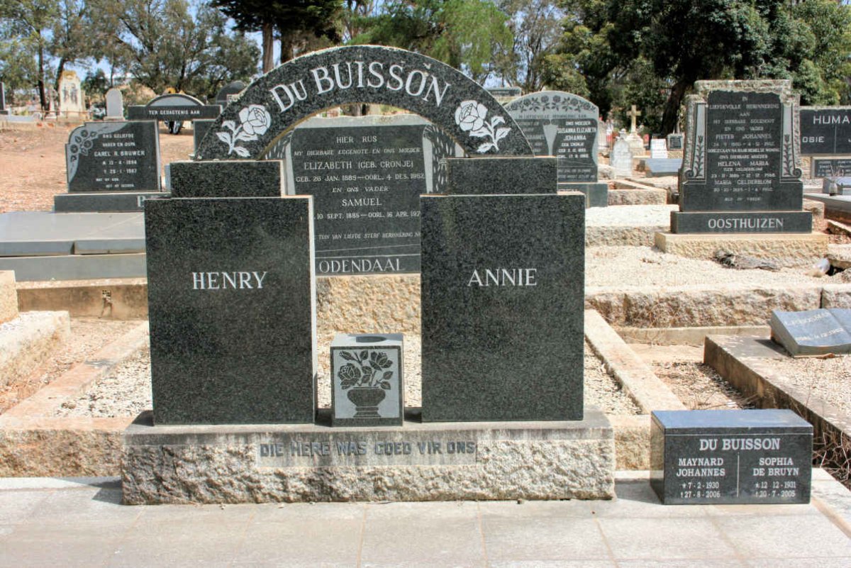 BUISSON Henry, du &amp; Annie