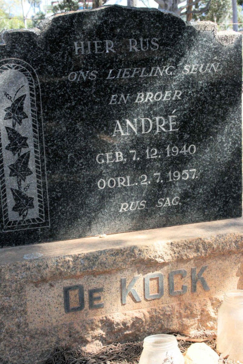 KOCK André, de 1940-1957