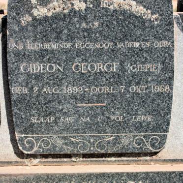 HORNE Gideon George 1892-1958