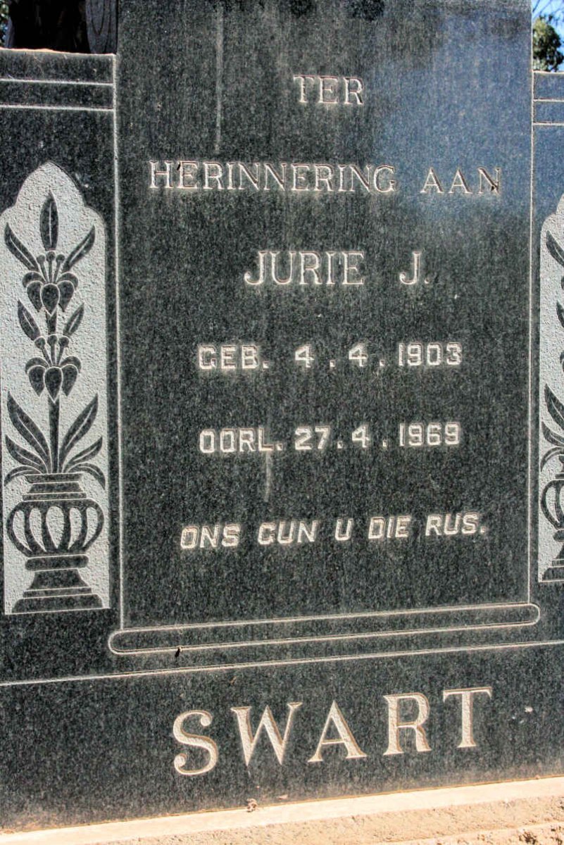 SWART Jurie C. 1903-1969