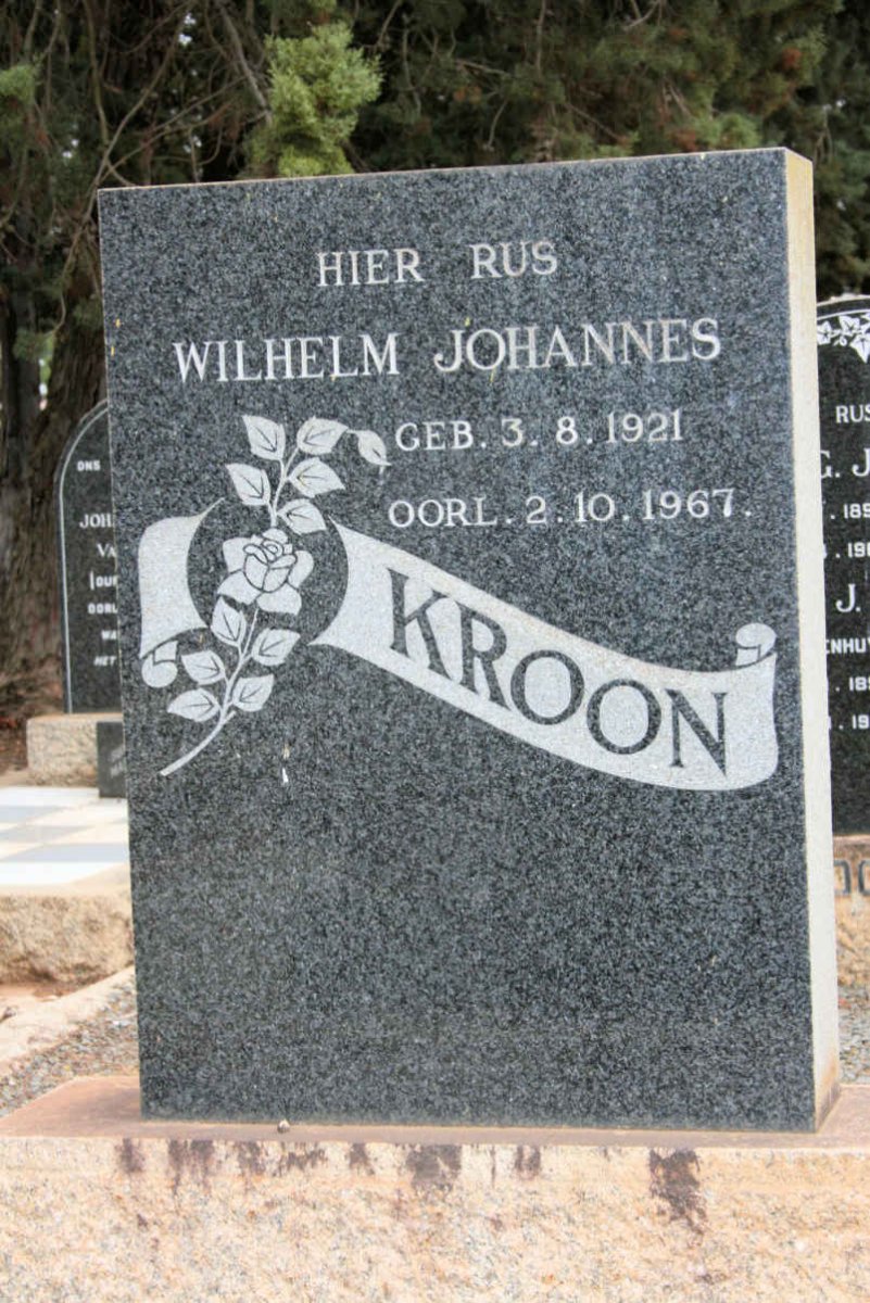 KROON Willem Johannes 1921-1967