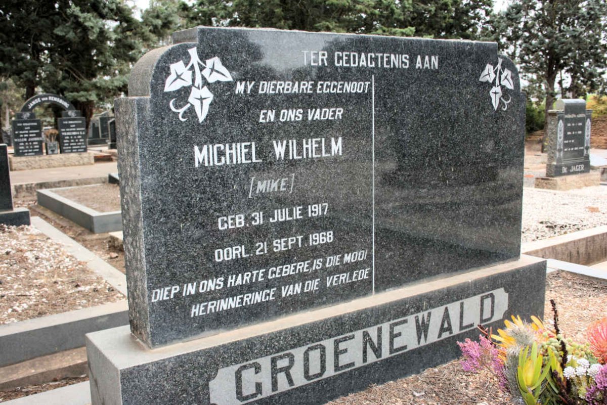 GROENEWALD Michiel Wilhelm 1917-1968