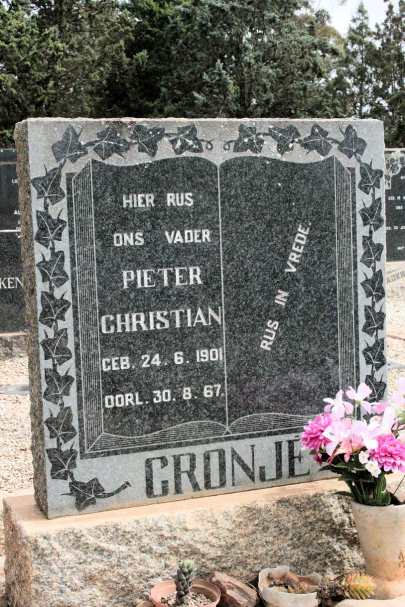 CRONJE Pieter Christian 1901-1967