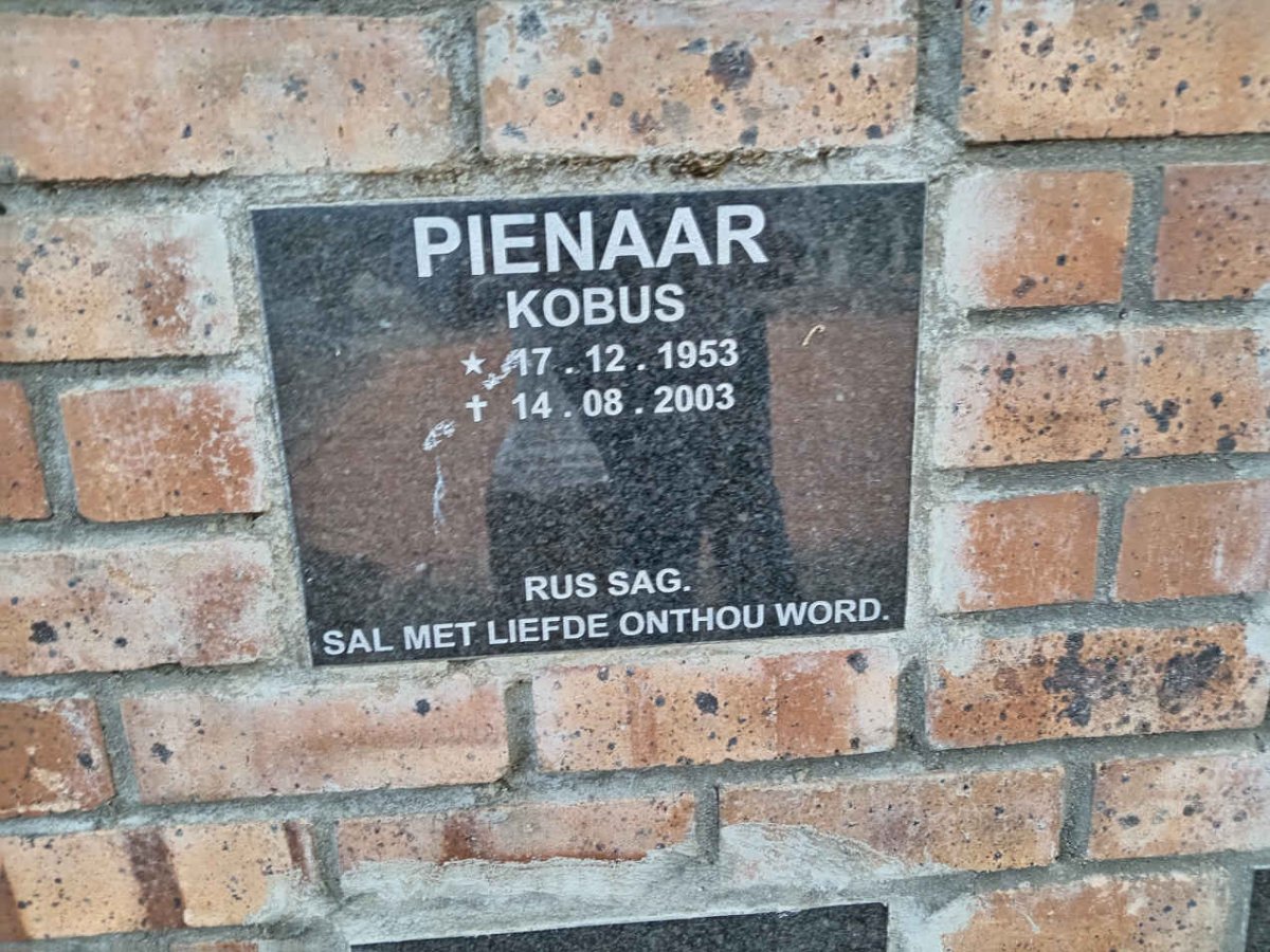 PIENAAR Kobus 1953-2003