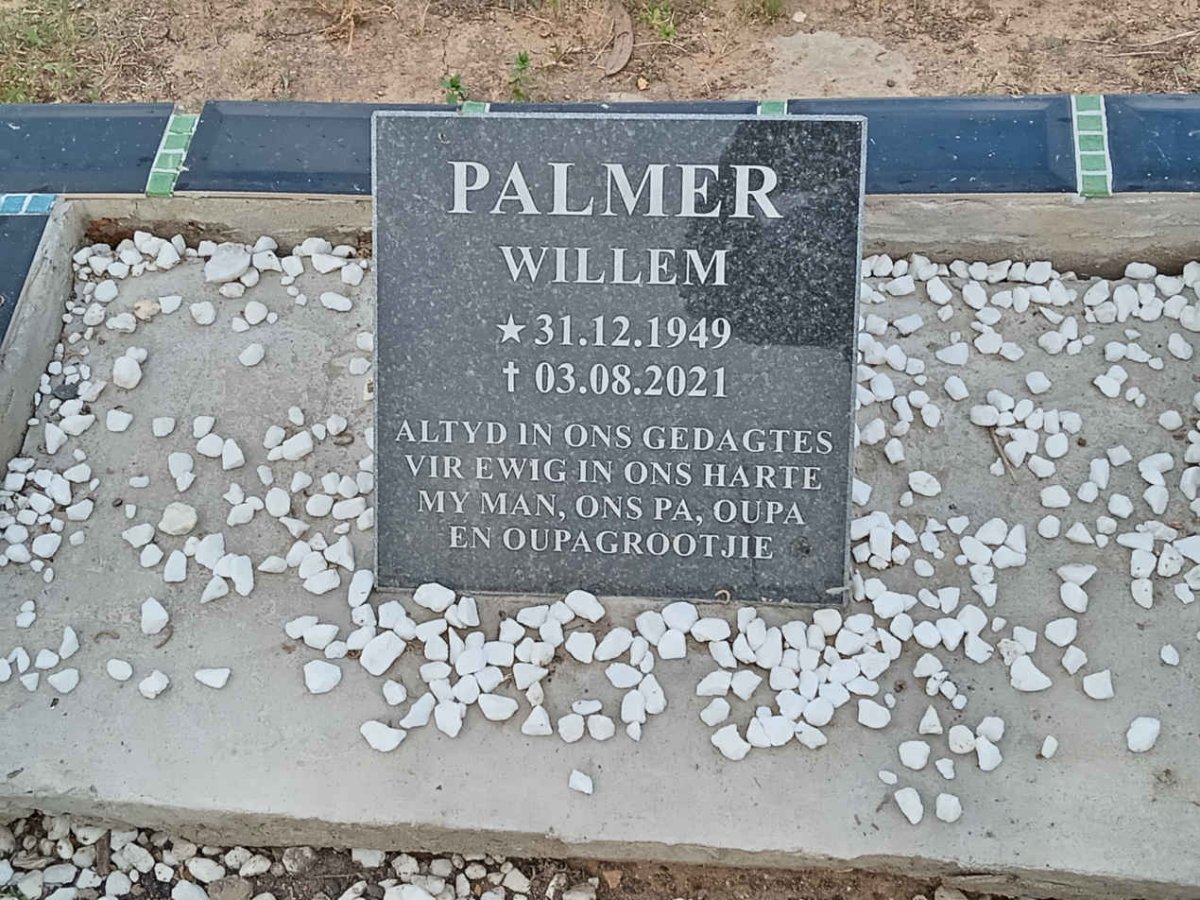 PALMER Willem 1949-2021