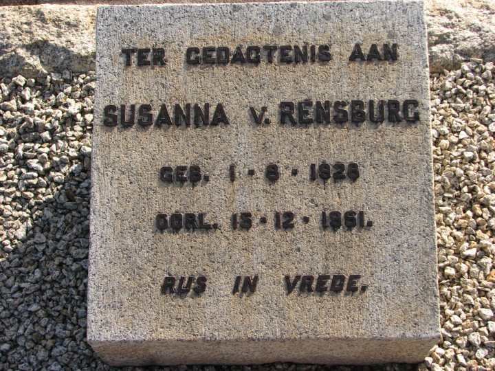 RENSBURG Susanna, v. 1928-1961