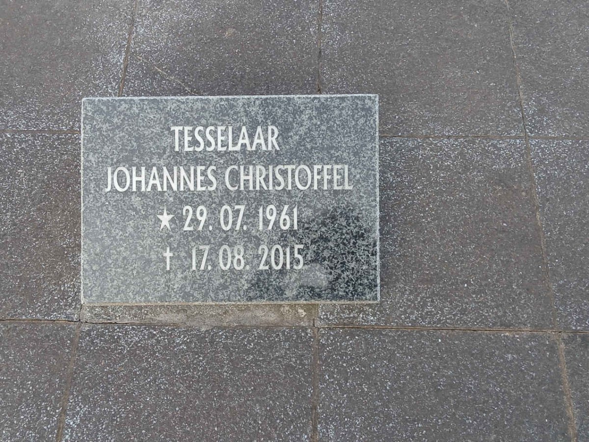 TESSELAAR Johannes Christoffel 1961-2015