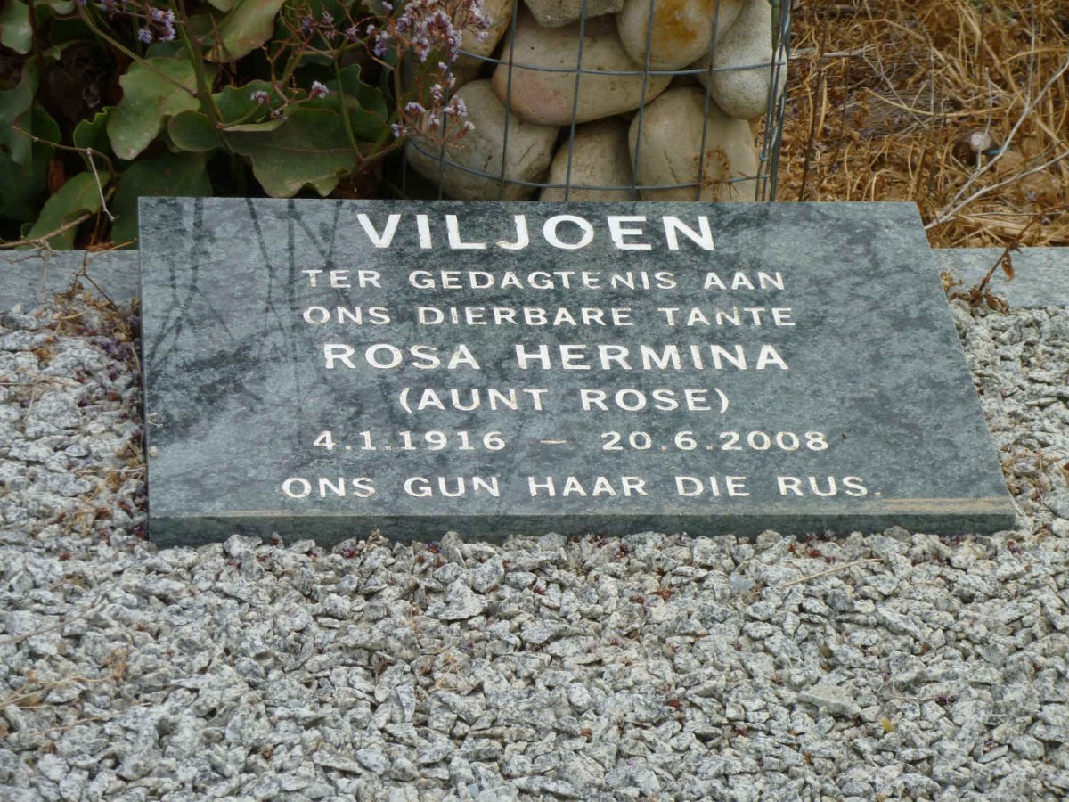 VILJOEN Rosa Hermina 1916-2008