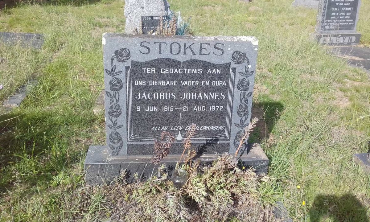 STOKES Jacobus Johannes 1915-1972