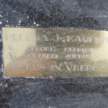 KAUFMAN Helena J. 1994-2014