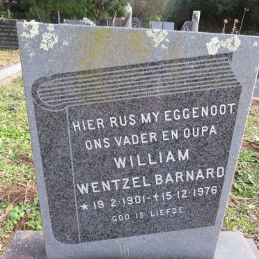 BARNARD William Wentzel 1901-1976