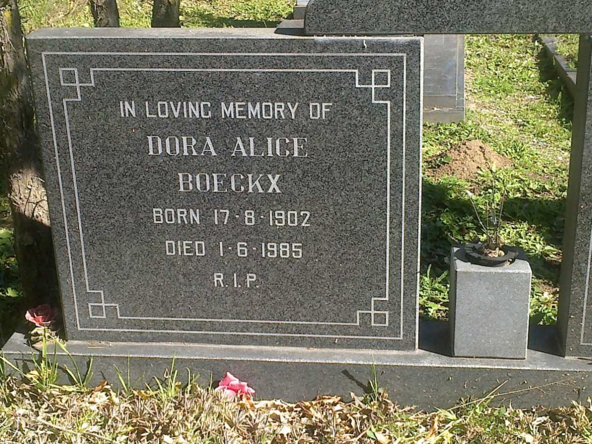 BOECKX Maurice Maria Gustave 1904-1994 &amp; Dora Alice 1902-1985