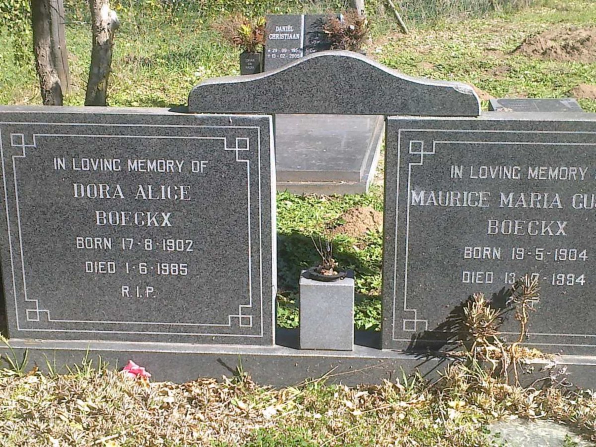 BOECKX Maurice Maria Gustave 1904-1994 &amp; Dora Alice 1902-1985