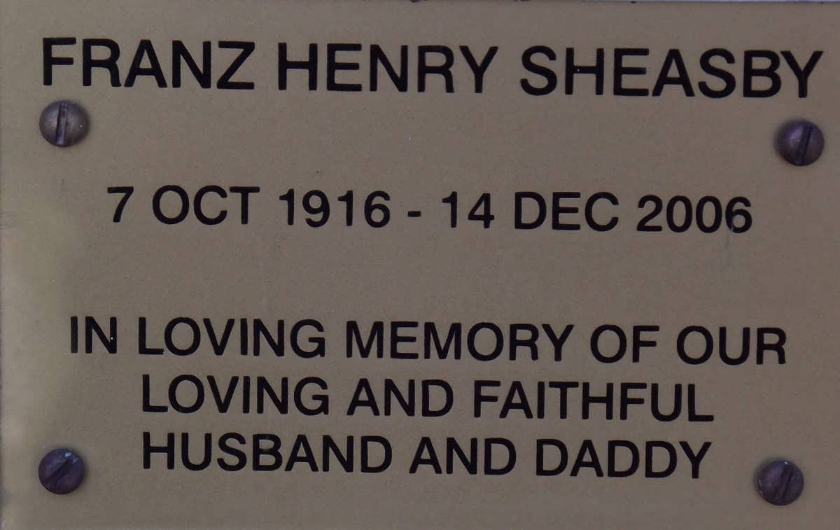 SHEASBY Franz Henry 1916-2006