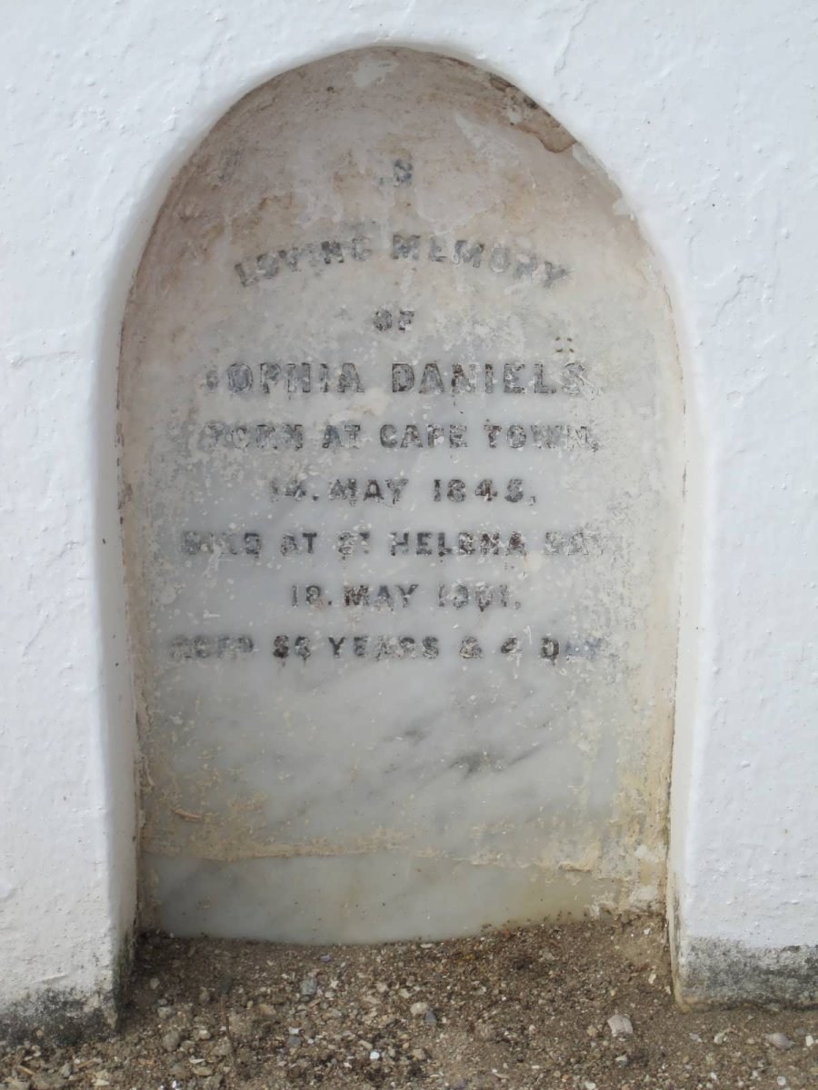 DANIELS Sophia 1845-1901
