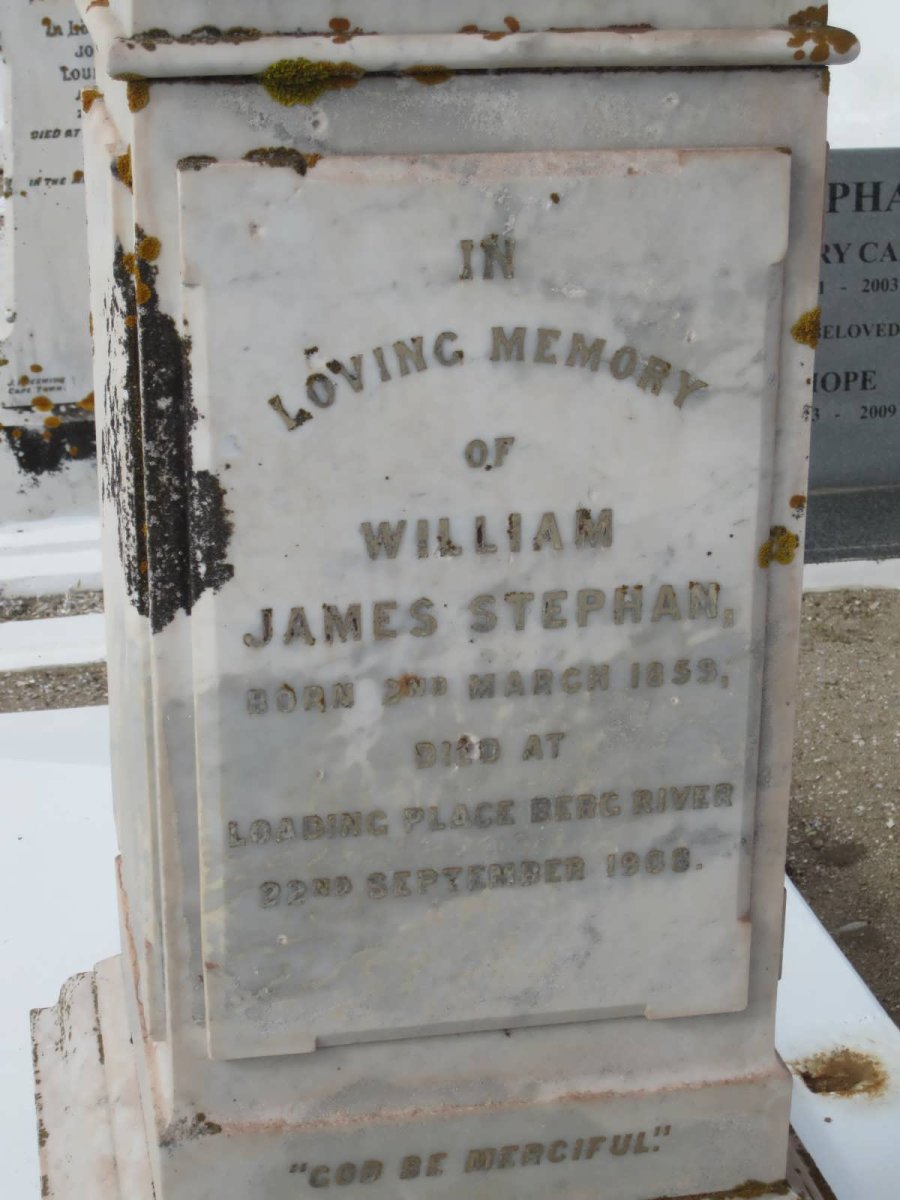STEPHAN William James 1859-1903