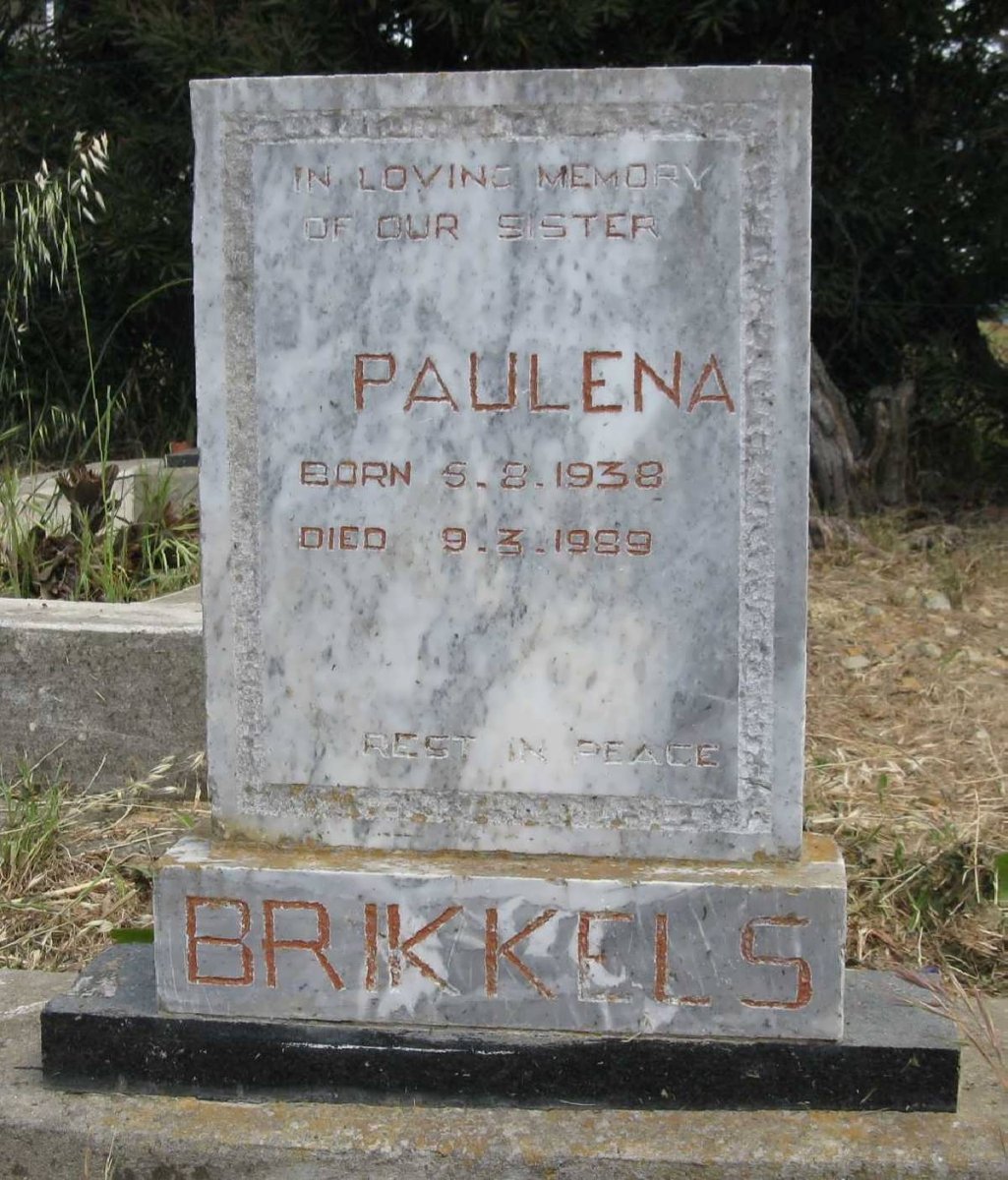 BRIKKELS Paulena 1938-1989
