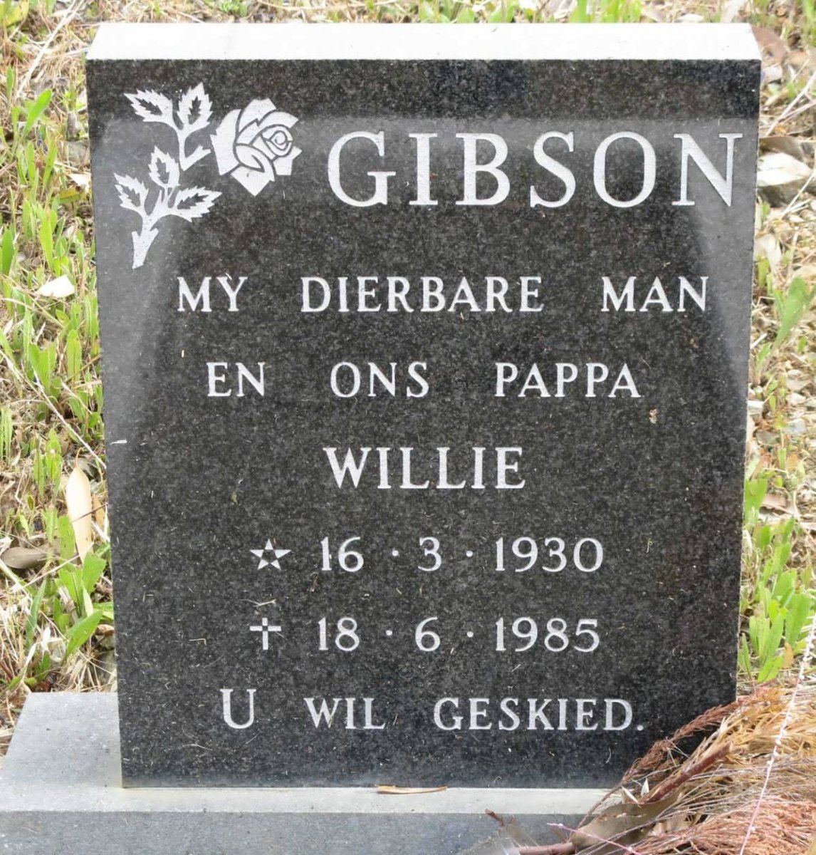 GIBSON Willie 1930-1985