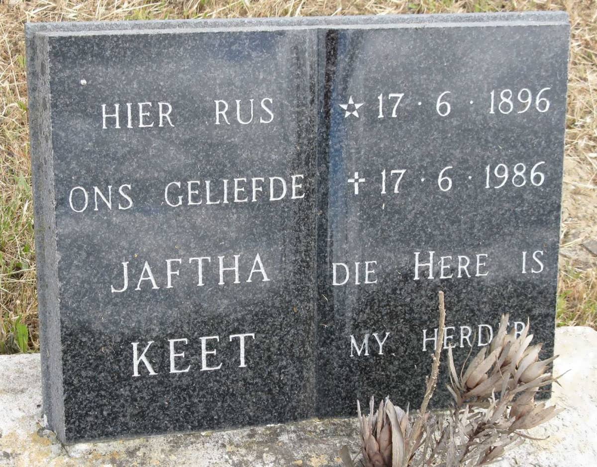 KEET Jaftha 1896-1986