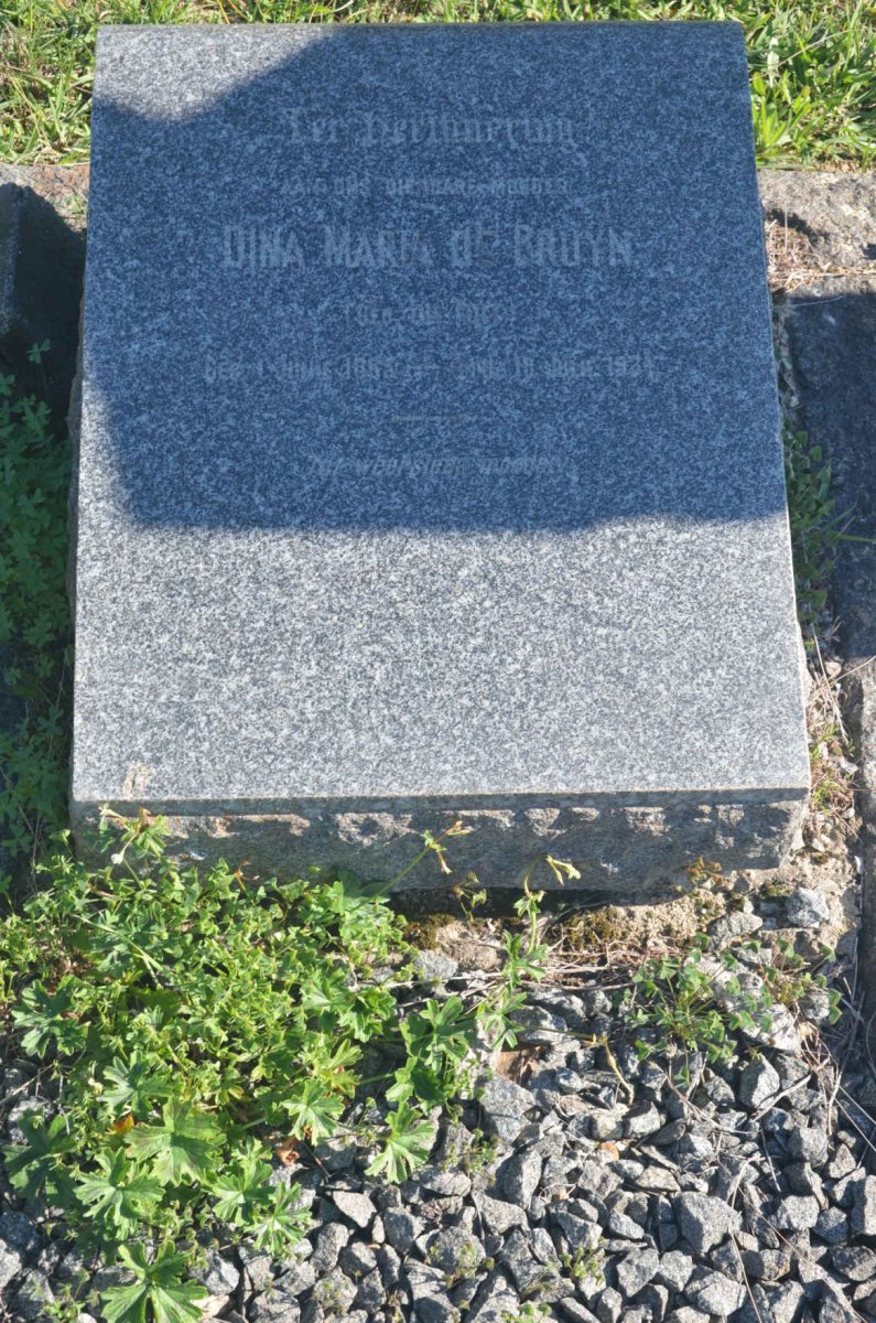 BRUYN Dina Maria, de 1865-1934