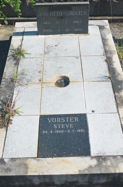 VORSTER Steve 1940-1991 : : VORSTER Jan Otto 1968-1968