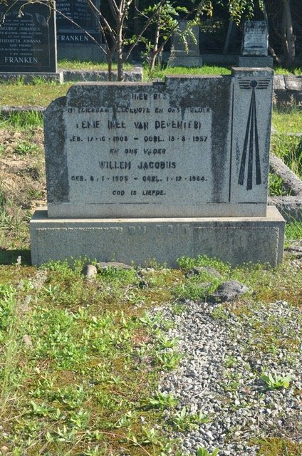 TOIT Willem Jacobus, du 1905-19?4 & Lenie VAN DEVENTER 1908-1957