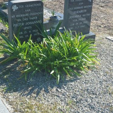 TOIT Pieter Johannes, du 1906-1979 & Elizabeth Johanna FOURIE 1906-1980