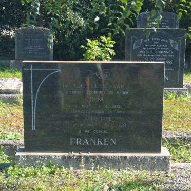 FRANKEN Coen 1912-1972 & Annetjie 1914-1994