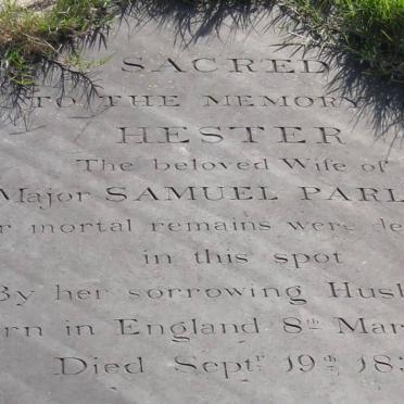 PARLBY Hester 1808-1835