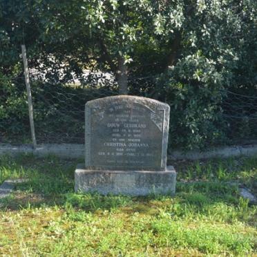 OTTO Douw Gerbrand 1888-1955 & Christina Johanna OTTO 1891-1961