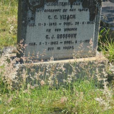 VISAGIE G.C. 1892-1958 & C. J. ROSSOUW 1903-197?