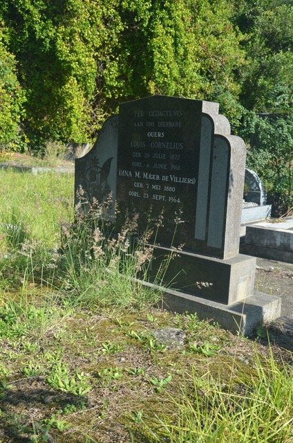 SWART Louis Cornelius 1872-1964 & Dina M.M DE VILLIERS 1880-1964