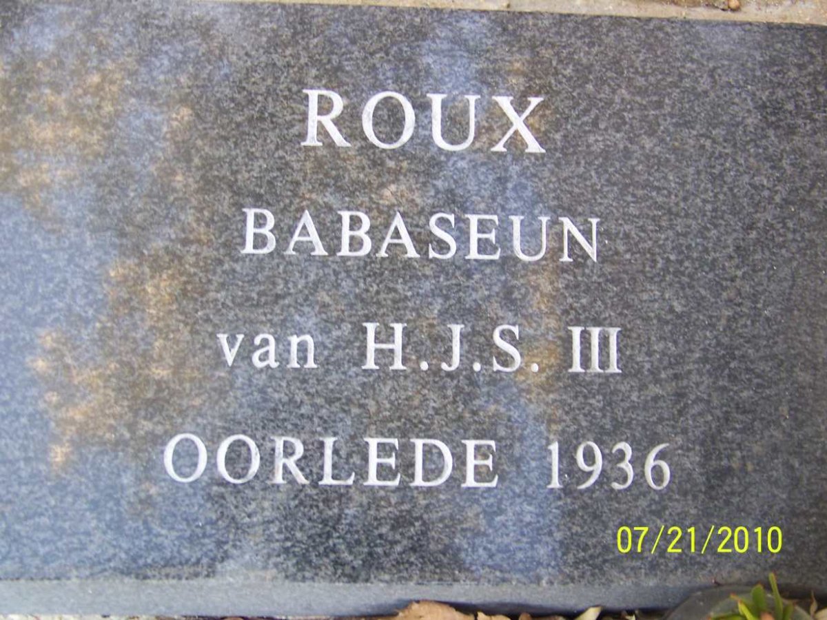 ROUX Baby Boy -1936