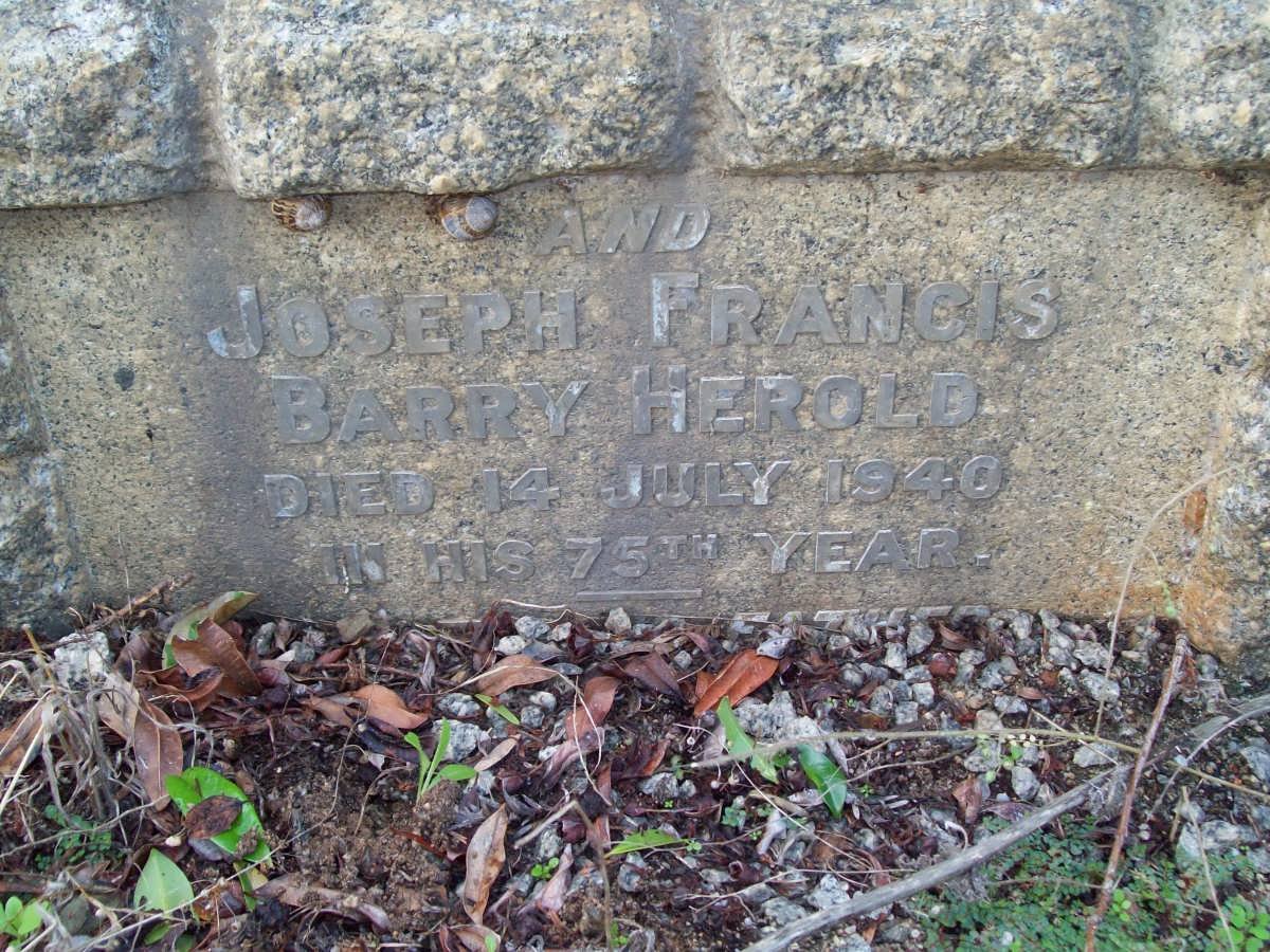 HEROLD Joseph Francis Barry -1940