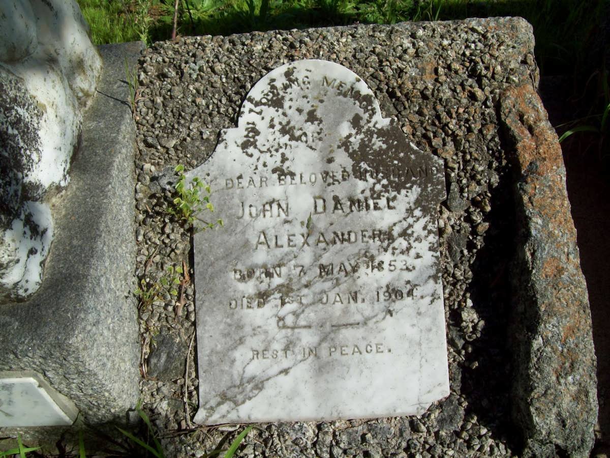 ALEXANDER John Daniel 1853-1904