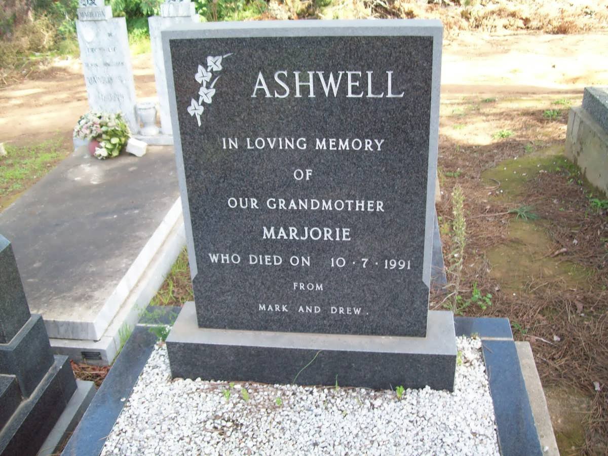 ASHWELL Marjorie -1991