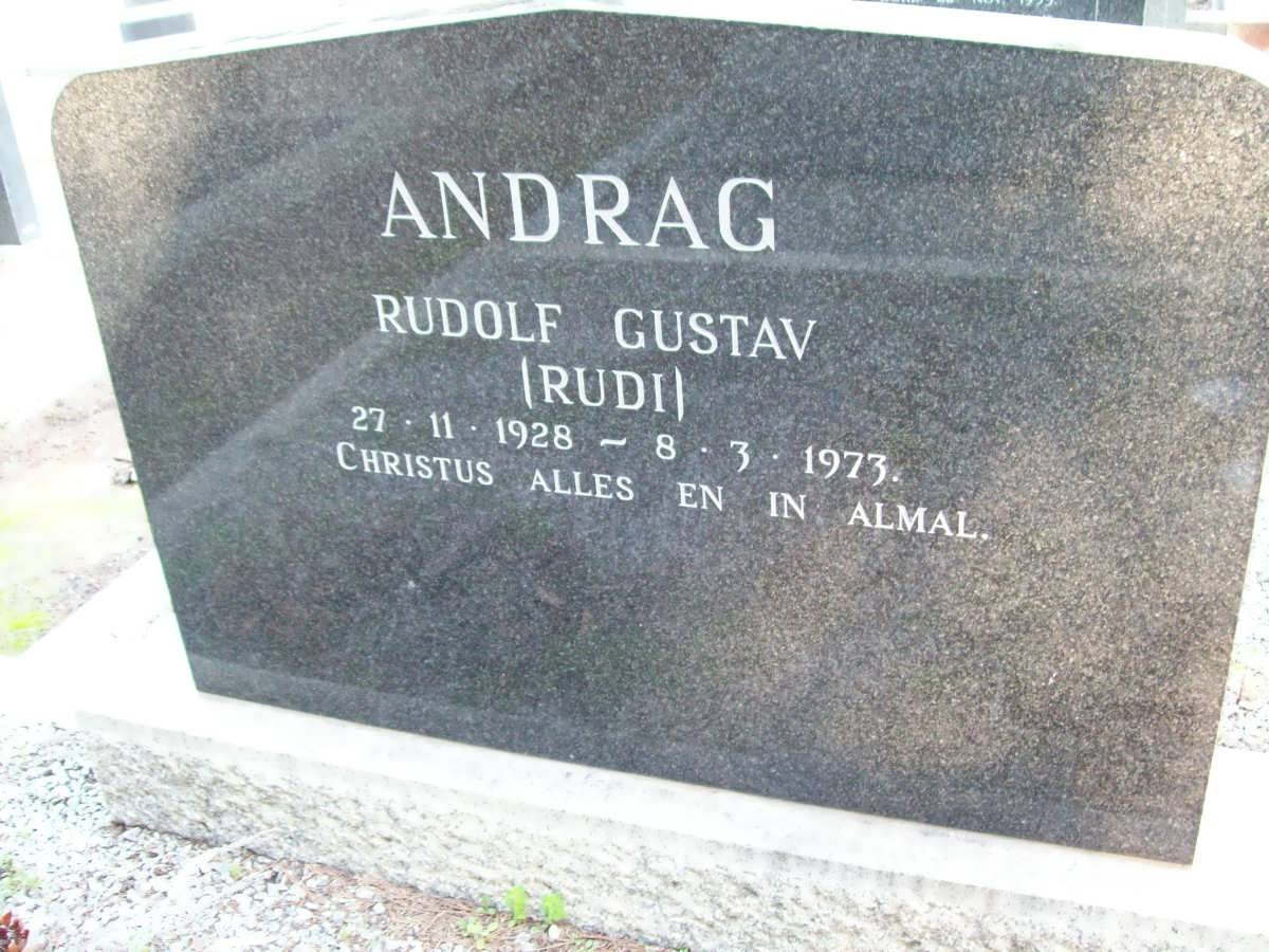 ANDRAG Rudolf Gustav 1928-1973