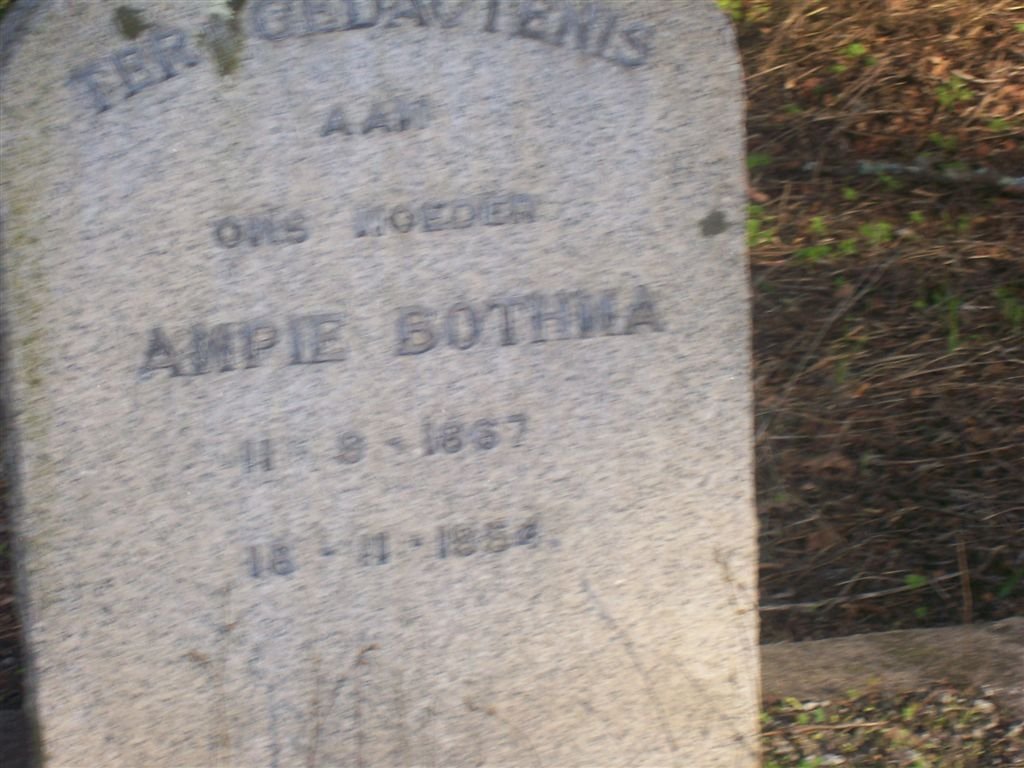 BOTHMA Ampie 1867-1954