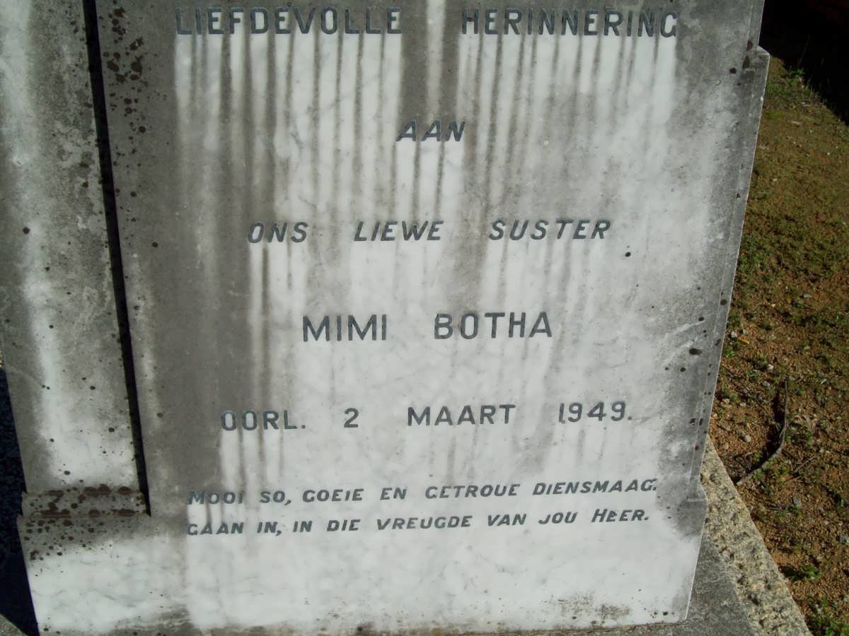 BOTHA Mimi -1949