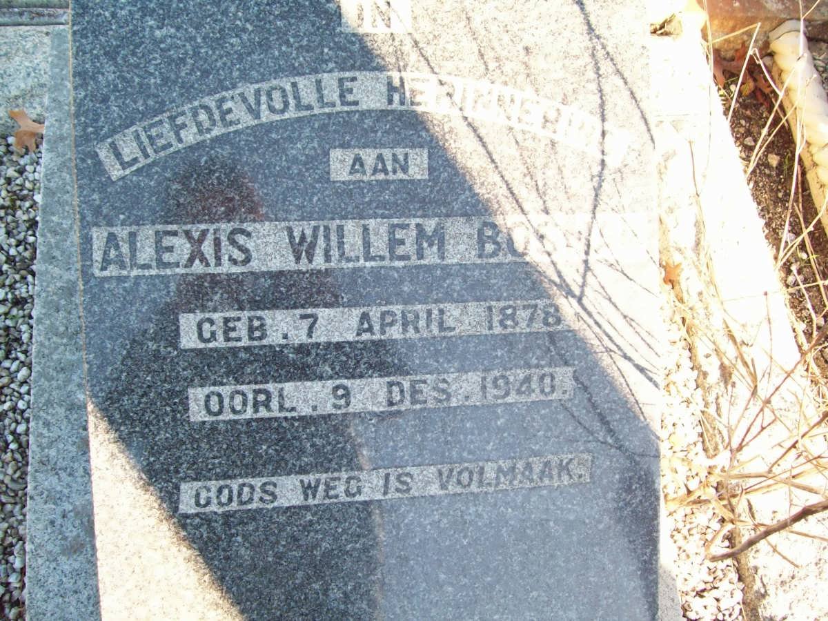 BOSMAN Alexis Willem 1878-1940
