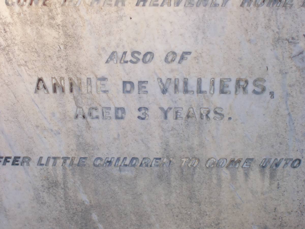 BREDA Johanna C., van nee KOTZE :: DE VILLIERS Annie
