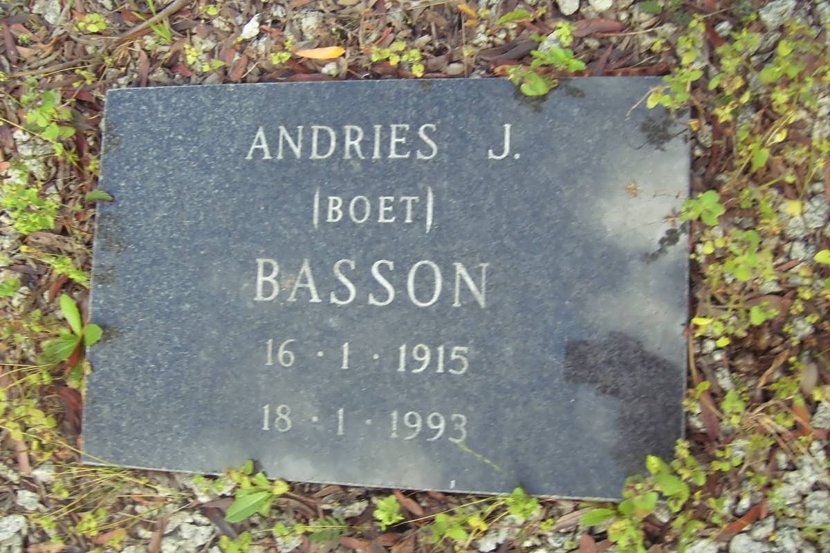 BASSON Andries J. 1915-1993