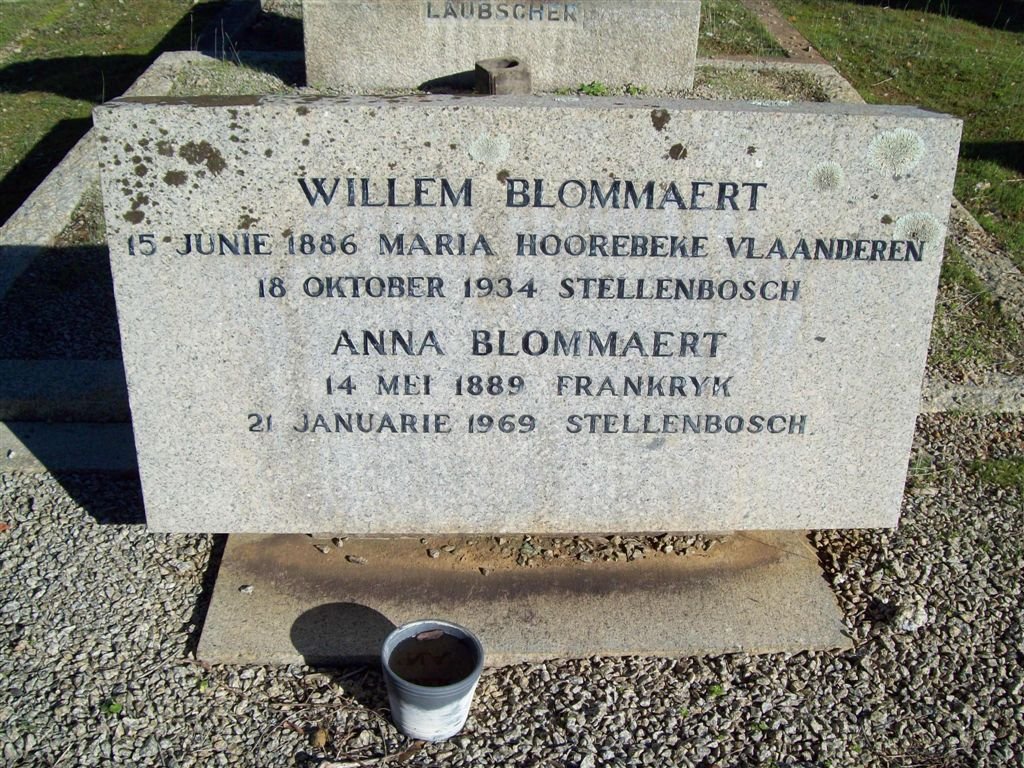BLOMMAERT Willem 1886-1934 &amp; Anna 1889-1969