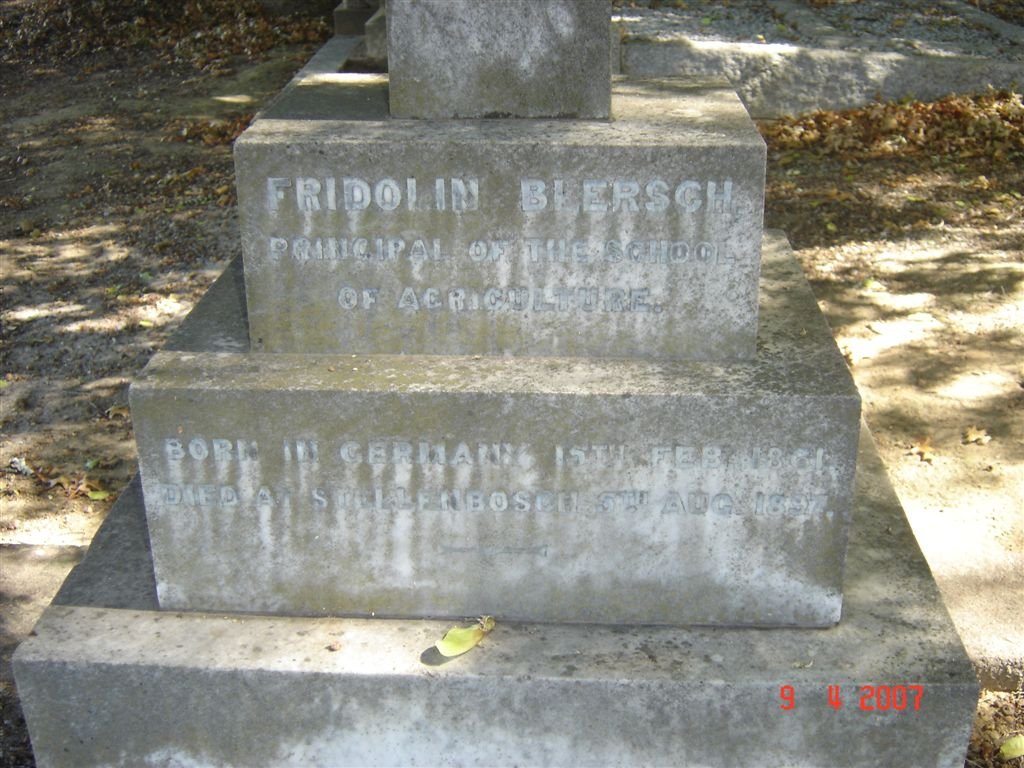 BLERSCH Fridolin 1861-1897