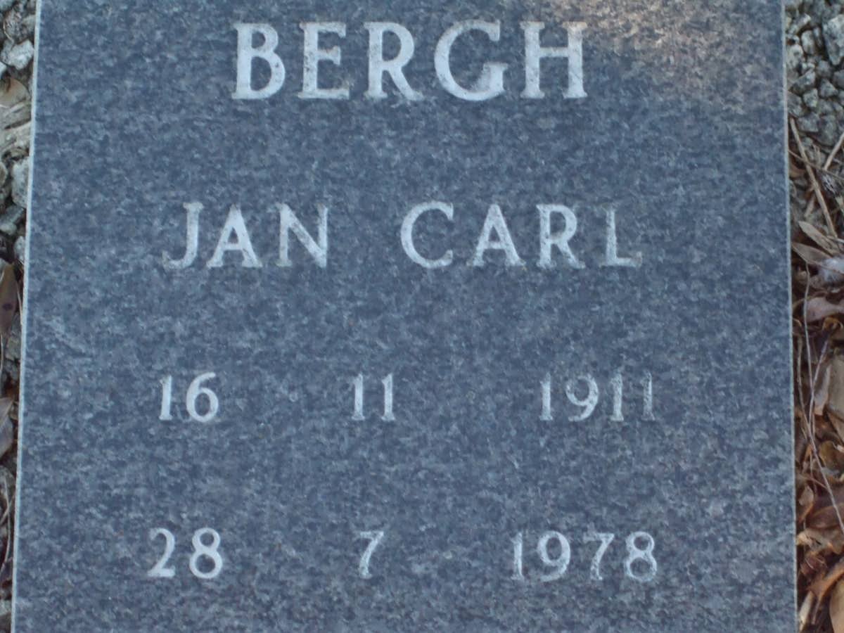 BERGH Jan Carl 1911-1978